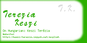 terezia keszi business card